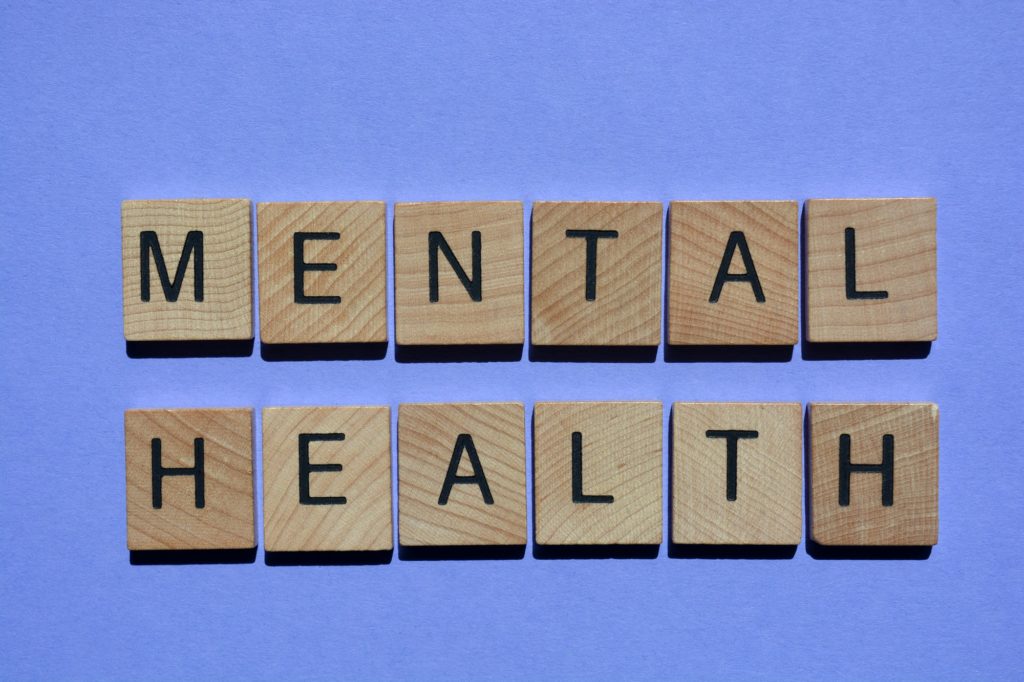 Mental Health, words as banner headline